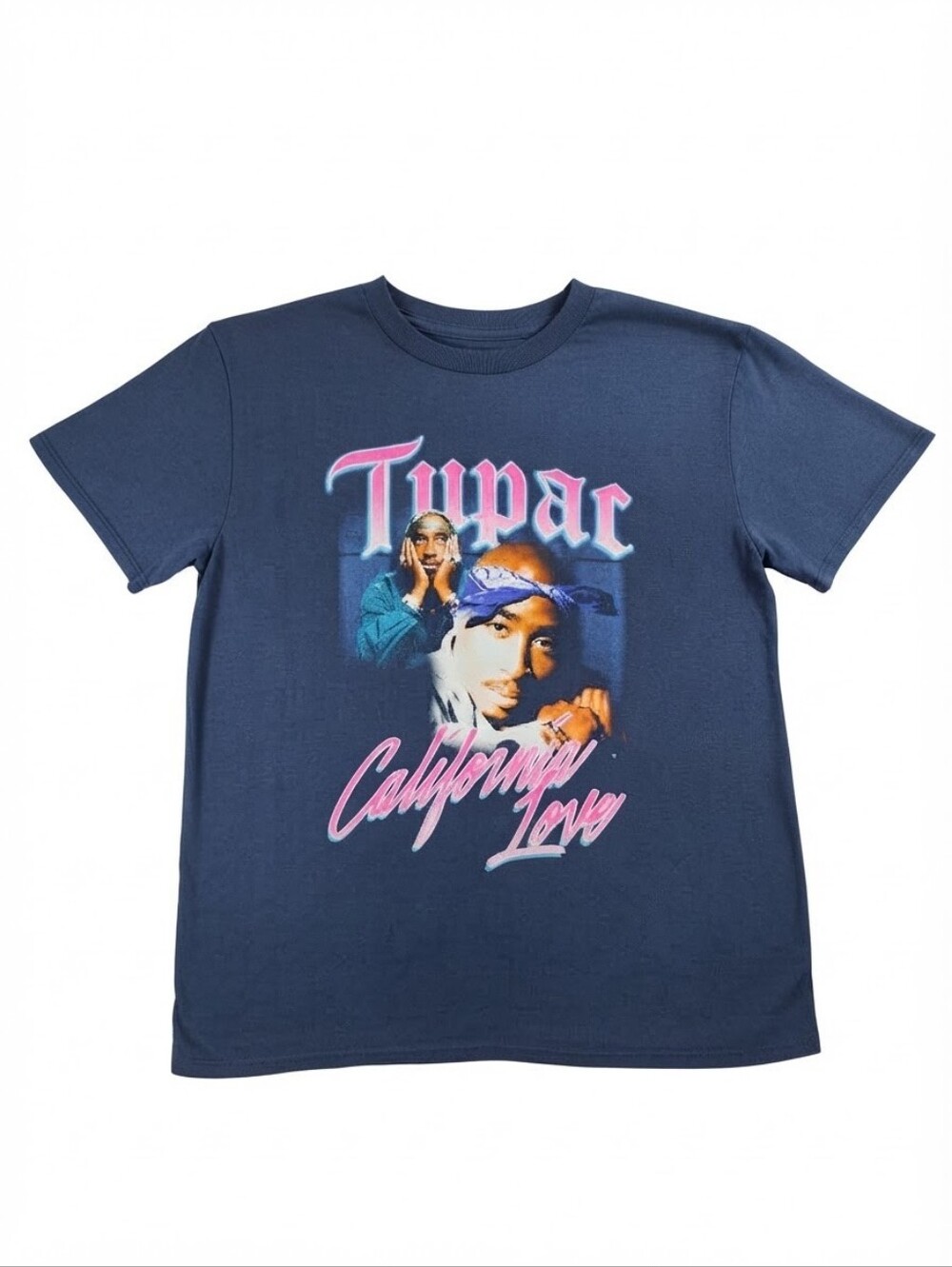 2PAC Tupac California Love Youth Large Graphic T Shirt Hip Hop Rap Tee